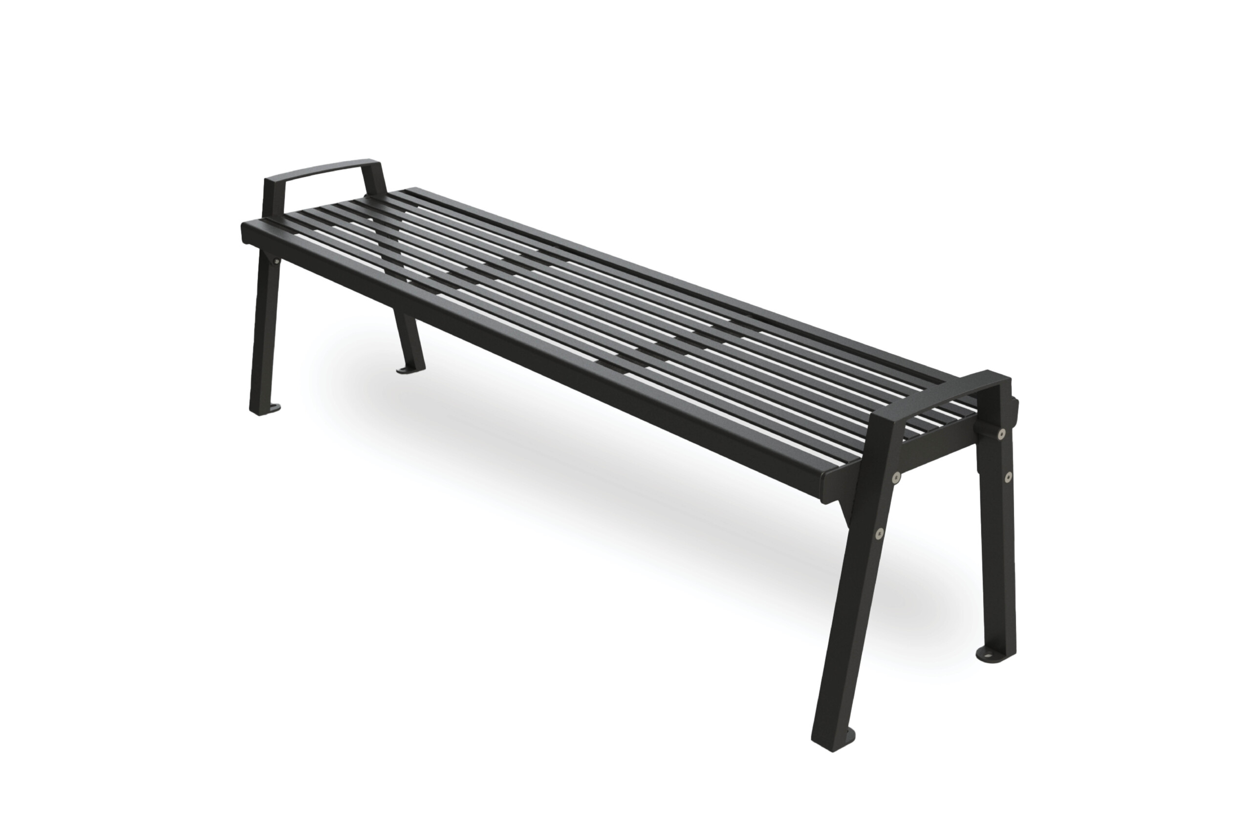 park bench Klaar Steel, without backrest